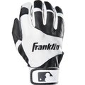 Franklin Sports Franklin Sports 21200F4 Sports - Youth Classic Batting Glove; Black & White - Youth Large 21200F4